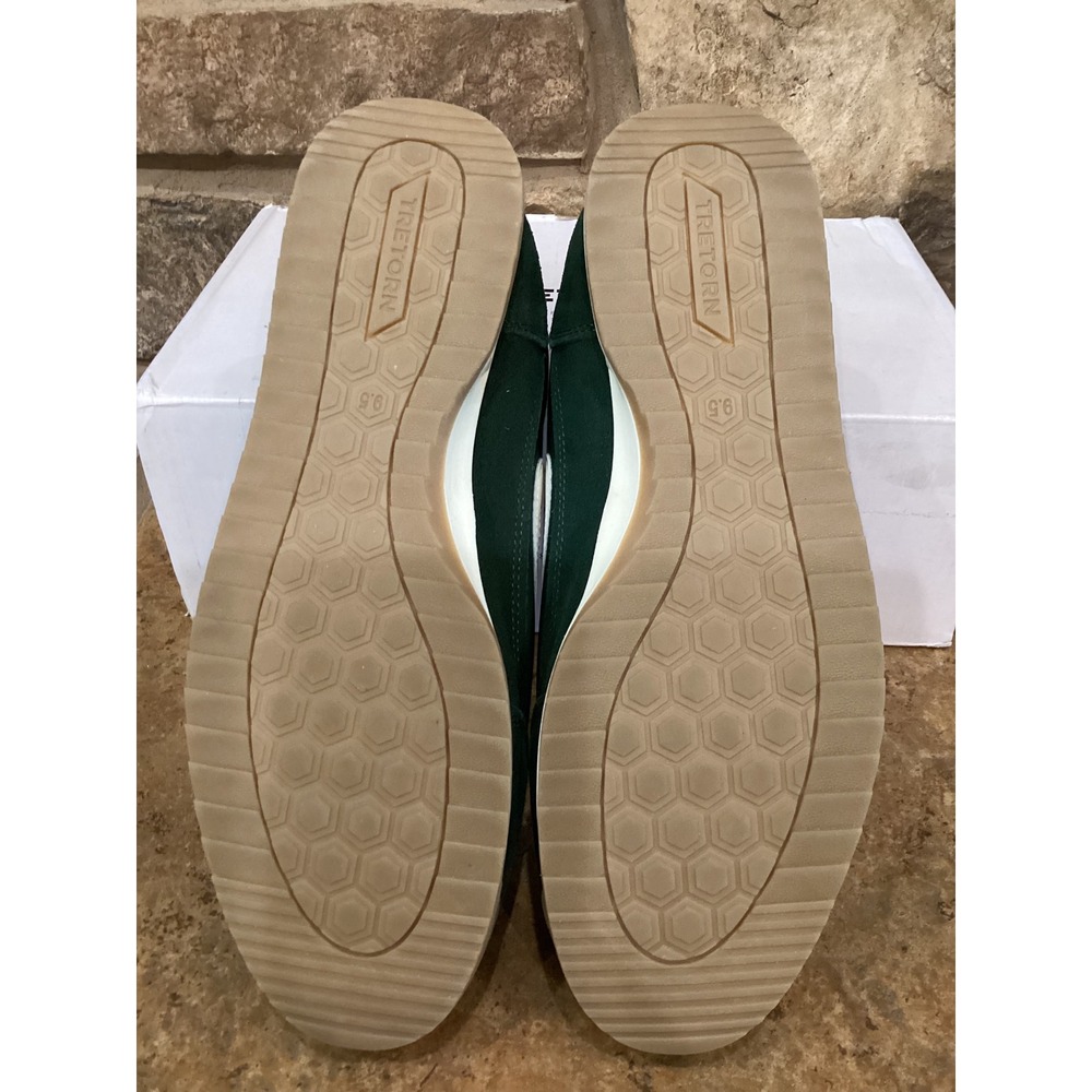 Tretorn Rawlins 2.0 Womens Sneakers Green White Suede Low Top Shoes Size 9.5 M - Picture 6 of 7